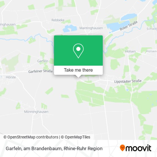 Garfeln, am Brandenbaum map