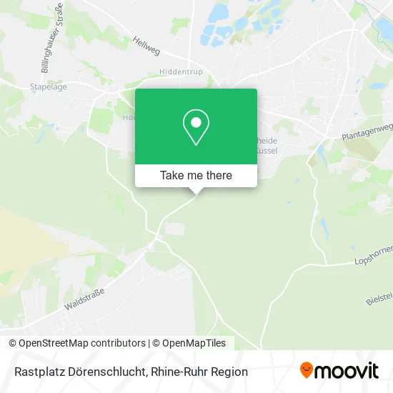Карта Rastplatz Dörenschlucht