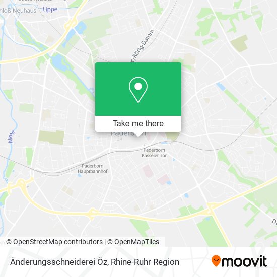 Änderungsschneiderei Öz map