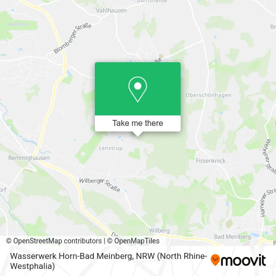 Карта Wasserwerk Horn-Bad Meinberg