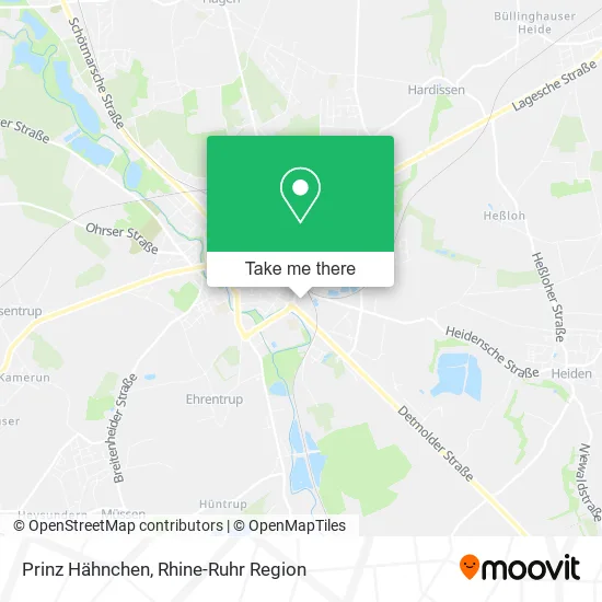 Карта Prinz Hähnchen