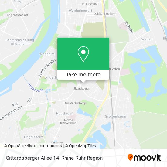 Sittardsberger Allee 14 map