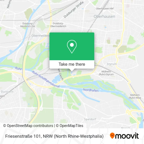 Карта Friesenstraße 101