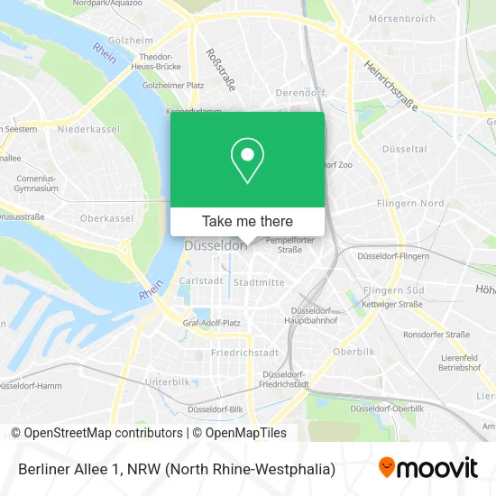 Карта Berliner Allee 1