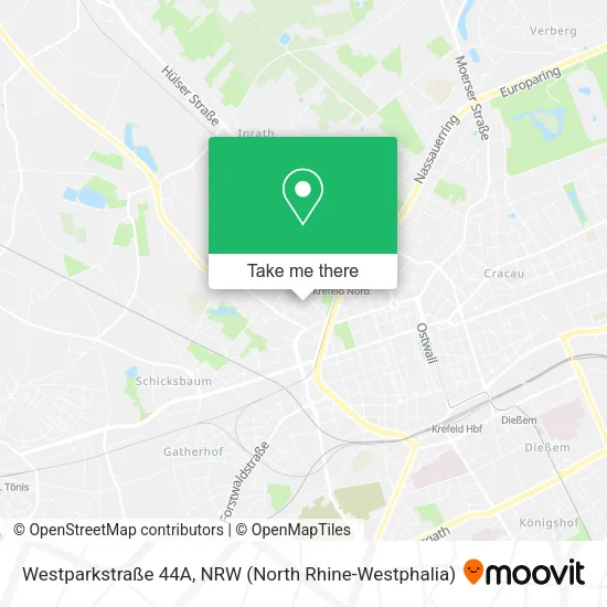 Карта Westparkstraße 44A