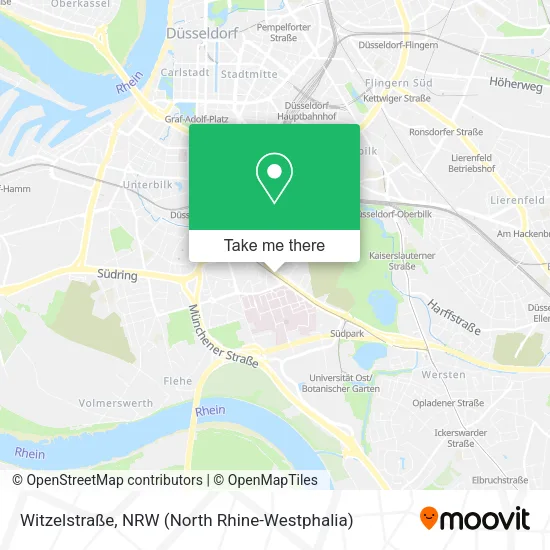 Карта Witzelstraße