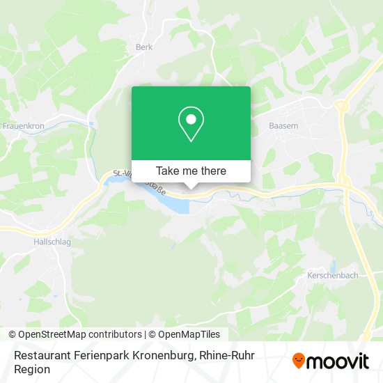 Restaurant Ferienpark Kronenburg map