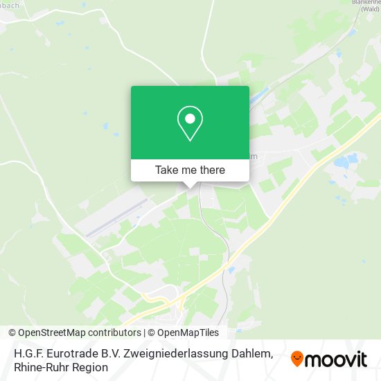 H.G.F. Eurotrade B.V. Zweigniederlassung Dahlem map