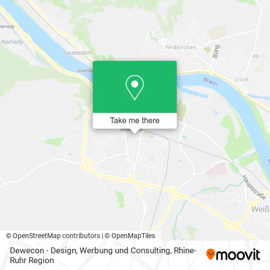 Карта Dewecon - Design, Werbung und Consulting