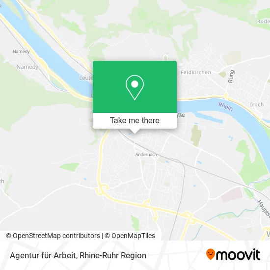 Карта Agentur für Arbeit