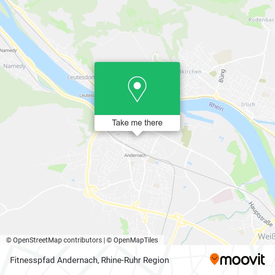 Fitnesspfad Andernach map