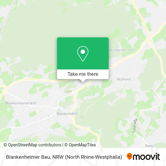 Blankenheimer Bau map