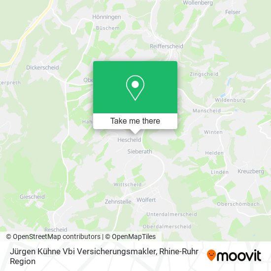 Jürgen Kühne Vbi Versicherungsmakler map