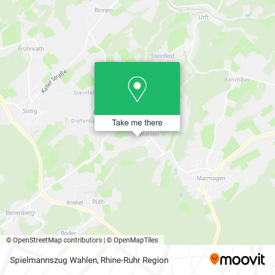 Карта Spielmannszug Wahlen
