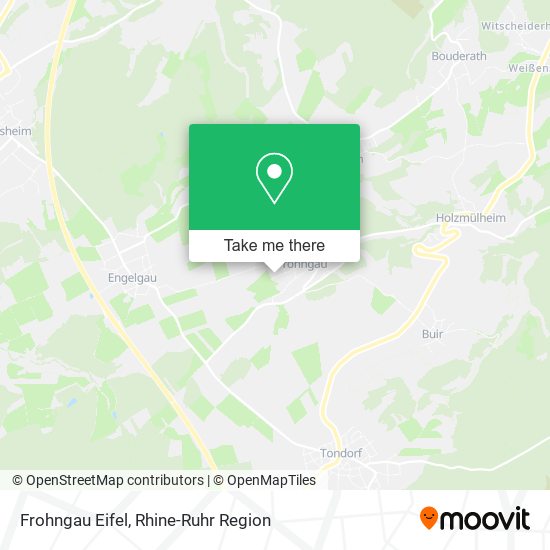 Frohngau Eifel map