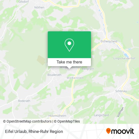 Карта Eifel Urlaub