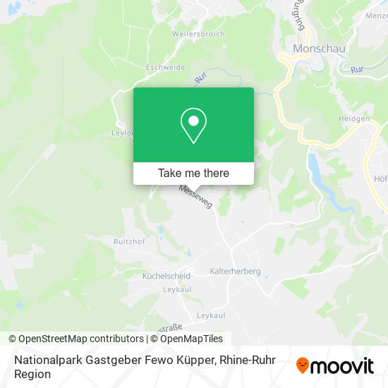 Nationalpark Gastgeber Fewo Küpper map