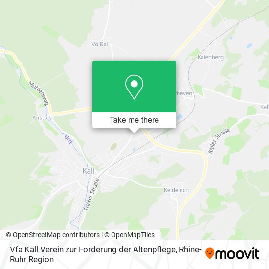 Карта Vfa Kall Verein zur Förderung der Altenpflege