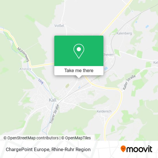 Карта ChargePoint Europe