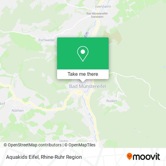 Aquakids Eifel map
