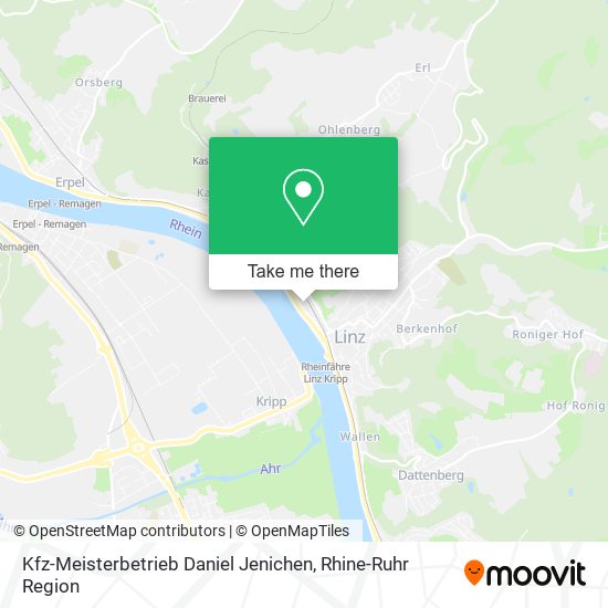 Kfz-Meisterbetrieb Daniel Jenichen map