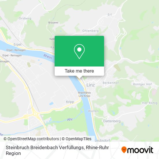 Steinbruch Breidenbach Verfüllungs map