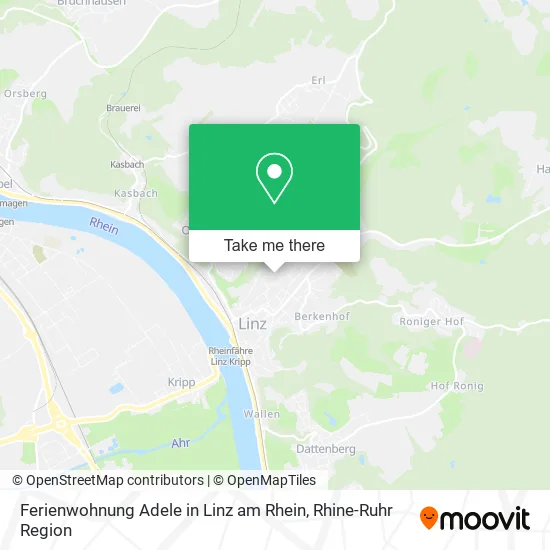 Карта Ferienwohnung Adele in Linz am Rhein