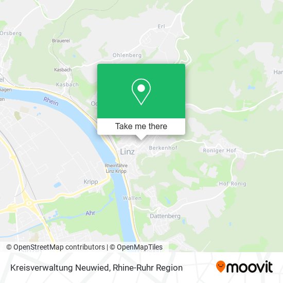 Kreisverwaltung Neuwied map