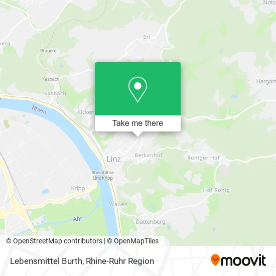 Карта Lebensmittel Burth