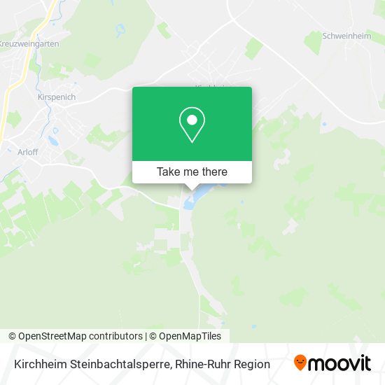 Карта Kirchheim Steinbachtalsperre