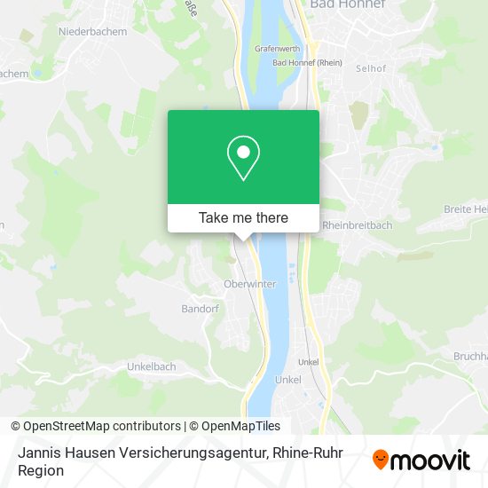 Jannis Hausen Versicherungsagentur map