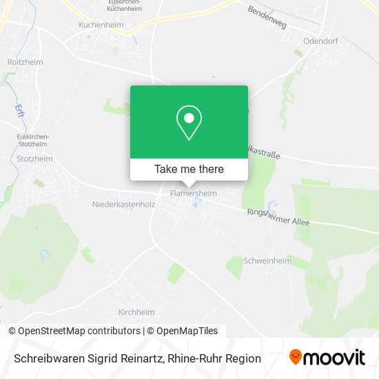 Schreibwaren Sigrid Reinartz map