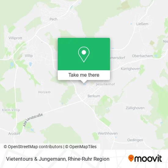 Карта Vietentours & Jungemann