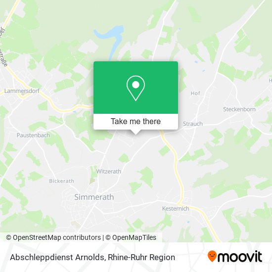 Abschleppdienst Arnolds map