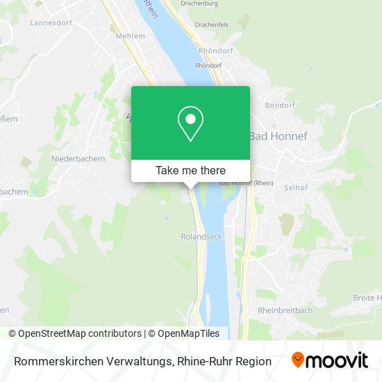 Rommerskirchen Verwaltungs map