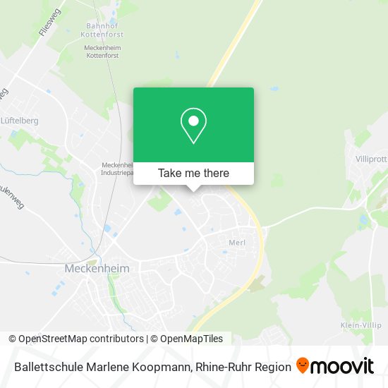 Ballettschule Marlene Koopmann map