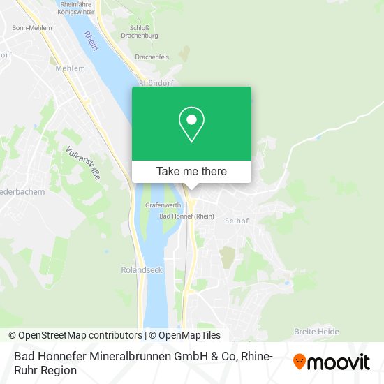 Bad Honnefer Mineralbrunnen GmbH & Co map