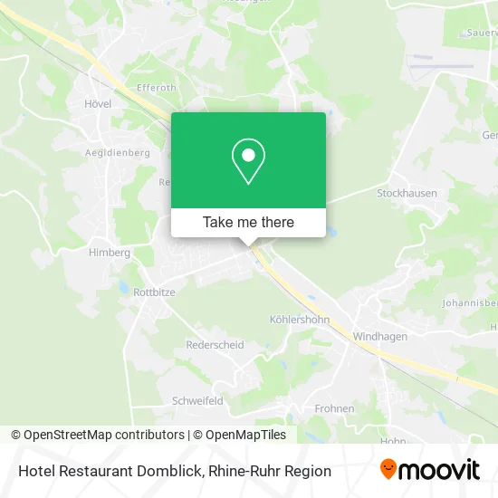 Hotel Restaurant Domblick map
