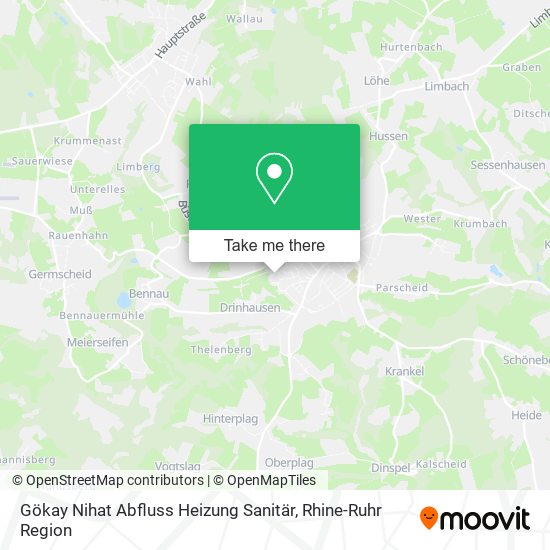 Gökay Nihat Abfluss Heizung Sanitär map