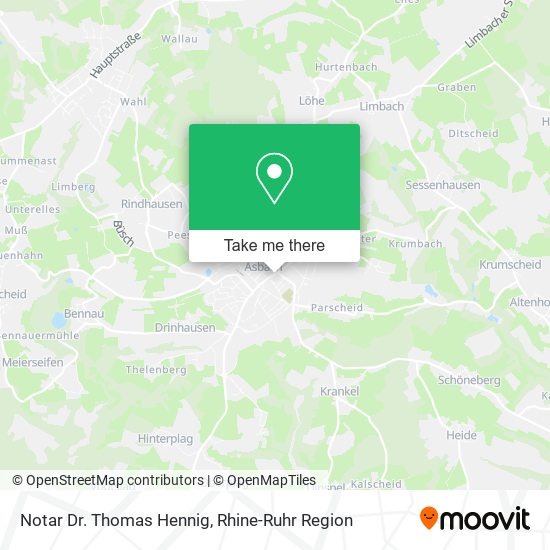 Notar Dr. Thomas Hennig map