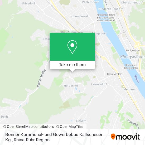 Bonner Kommunal- und Gewerbebau Kallscheuer Kg. map