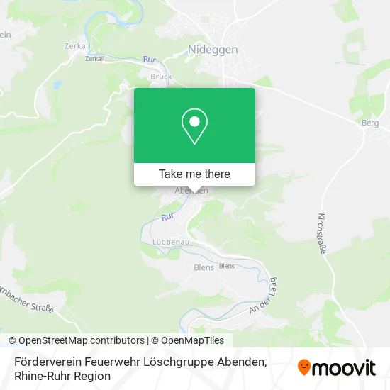 Förderverein Feuerwehr Löschgruppe Abenden map
