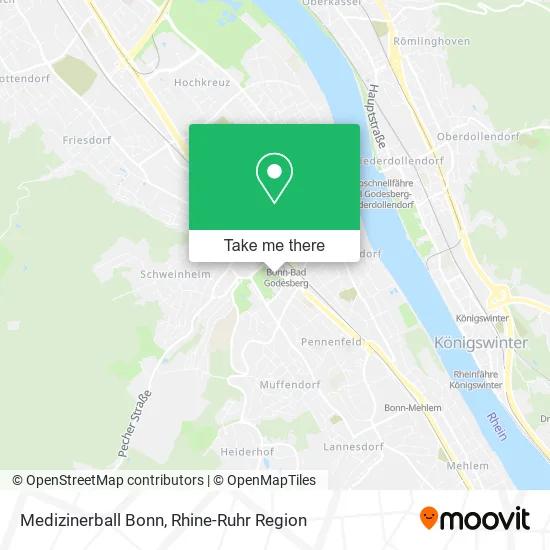 Карта Medizinerball Bonn