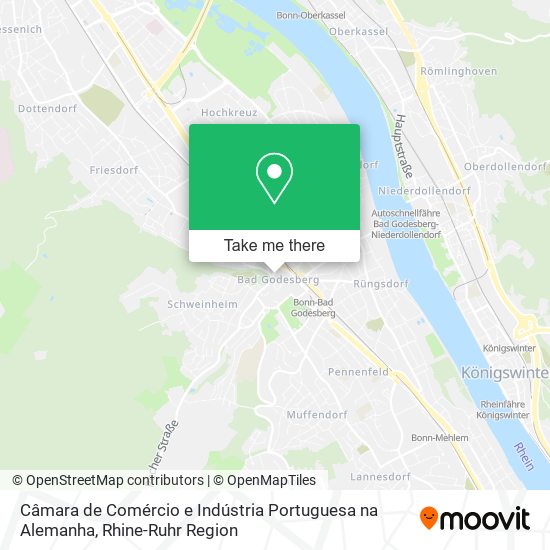 Câmara de Comércio e Indústria Portuguesa na Alemanha map