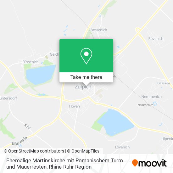 Ehemalige Martinskirche mit Romanischem Turm und Mauerresten map