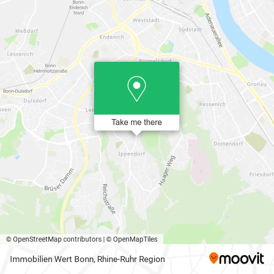 Карта Immobilien Wert Bonn
