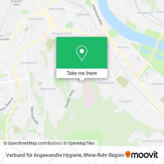 Verbund für Angewandte Hygiene map