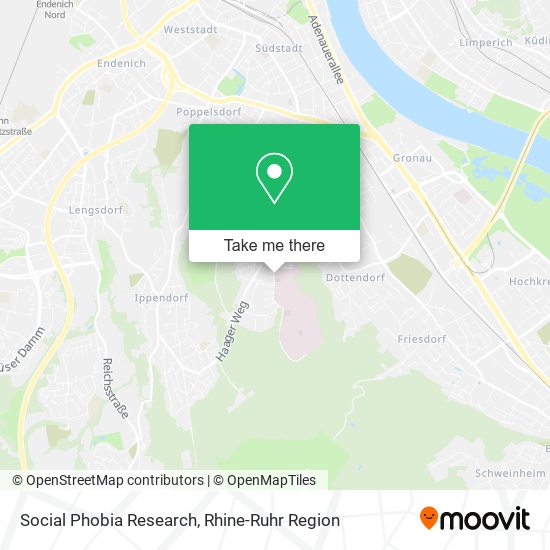 Social Phobia Research map