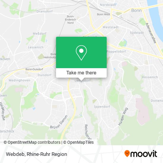 Webdeb map