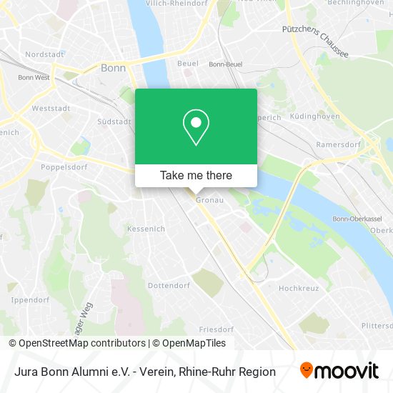 Jura Bonn Alumni e.V. - Verein map